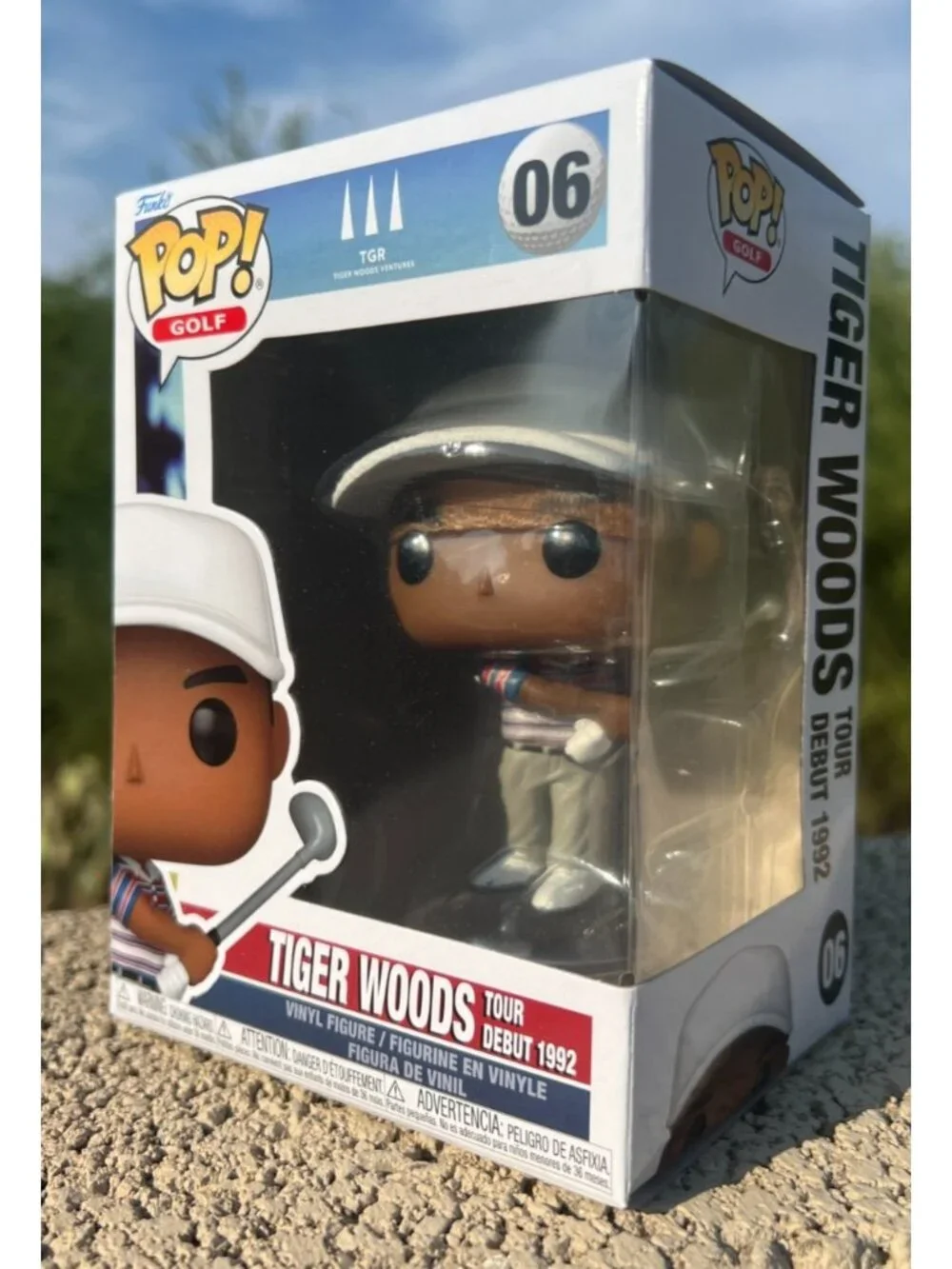 Funko Pop Golf-Tiger Woods Ventures - Tiger Woods Tour Debut 1992  (#06, NEW)